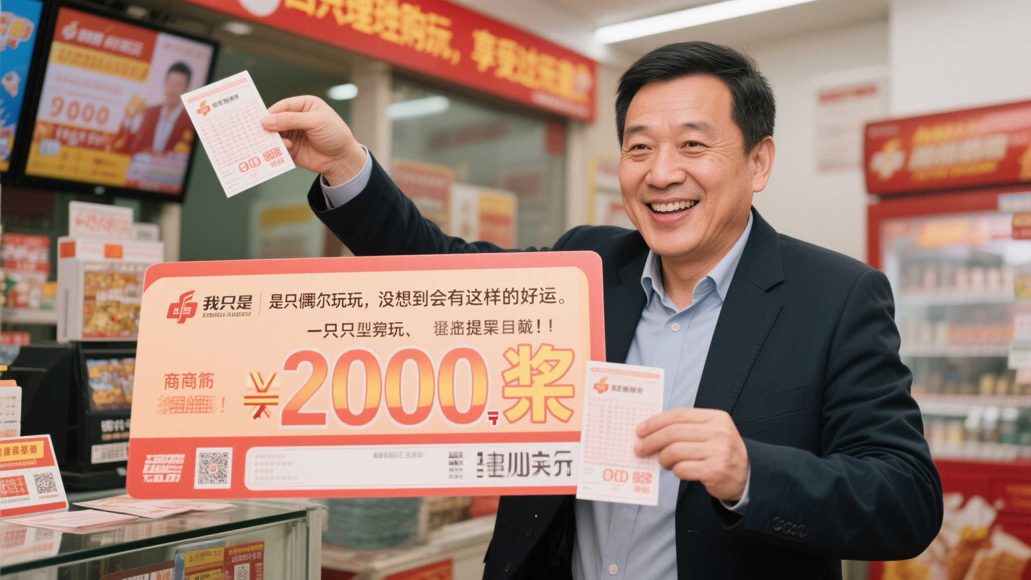 商人意外中双色球2783万：小成本赢得巨额回报
